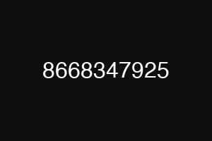 8668347925